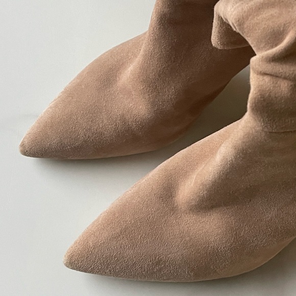 Vince Camuto suede nude booties - Picture 3 of 8